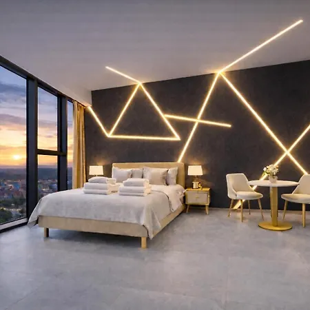 Lägenhet Hanza Tower Golden Sky 24 & Pool *