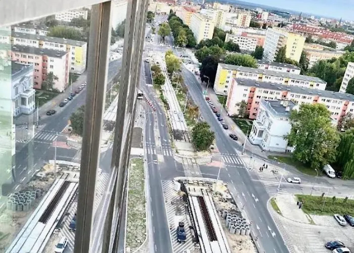 Hanza Tower Golden Sky 24 & Pool Lägenhet